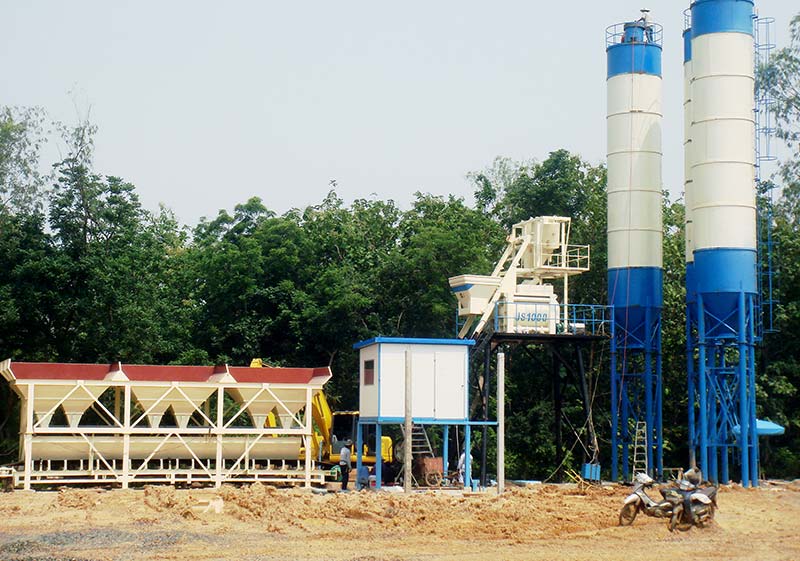 HZS35 Concrete Batching Plant in Thailand