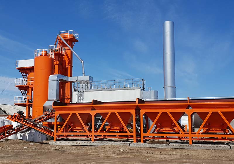 LB1000 Asphalt Mixing Plant in Russia