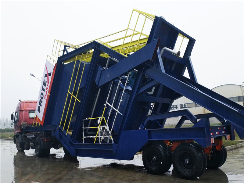 compulsory type mobile asphalt plant