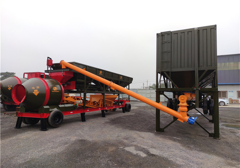 YHZM20 mobile batching batching plant in Sri lanka