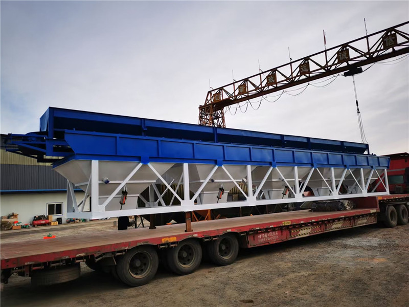 Aggregate batching machine