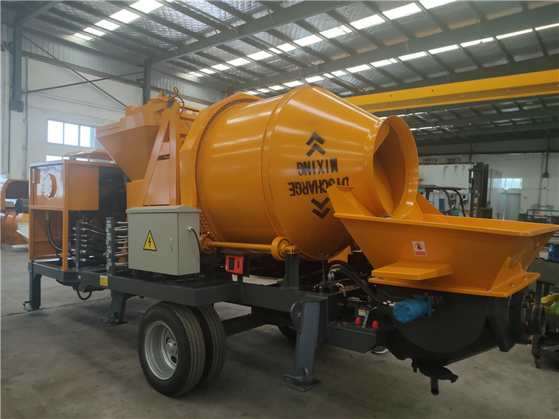 Concrete pump with mixer to Benin