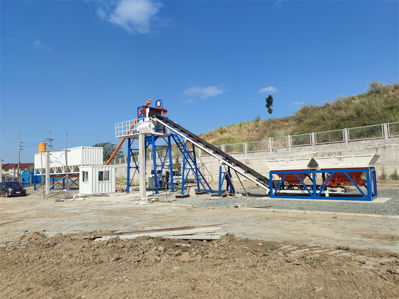 no foundation concrete batching plant in Philippines