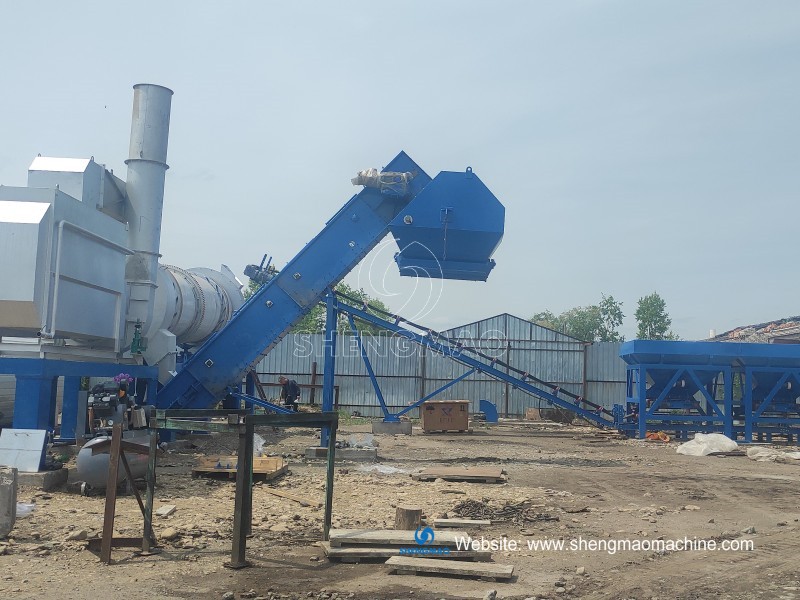 hot mix asphalt mixing plant to Russia