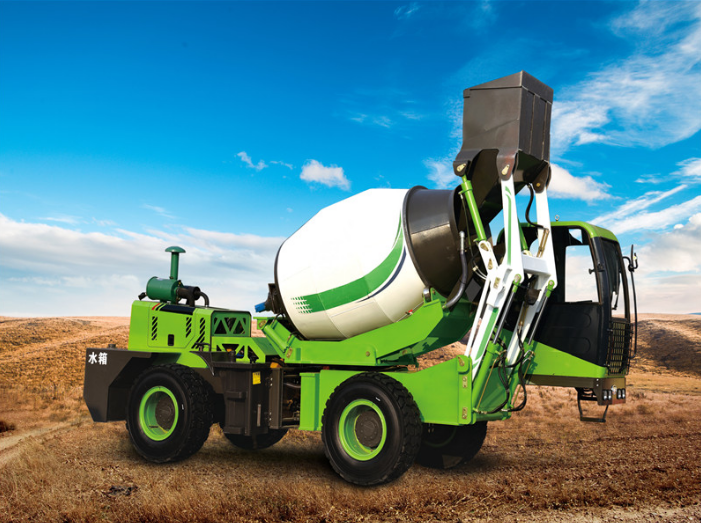 self-loading concrete mixers