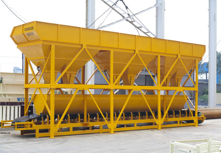 Aggregate batching machine