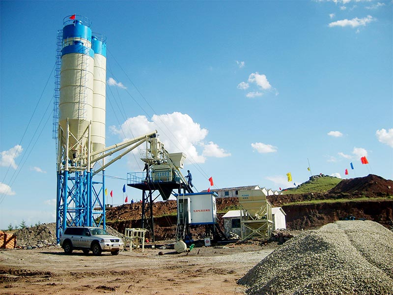 Skip Hoist Concrete Batching Plant