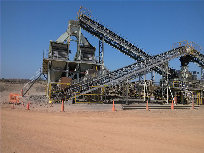 stationary stone crushing plant