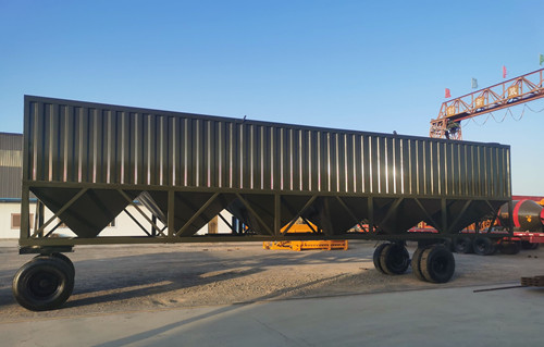 Mobile Horizontal Cement Silo