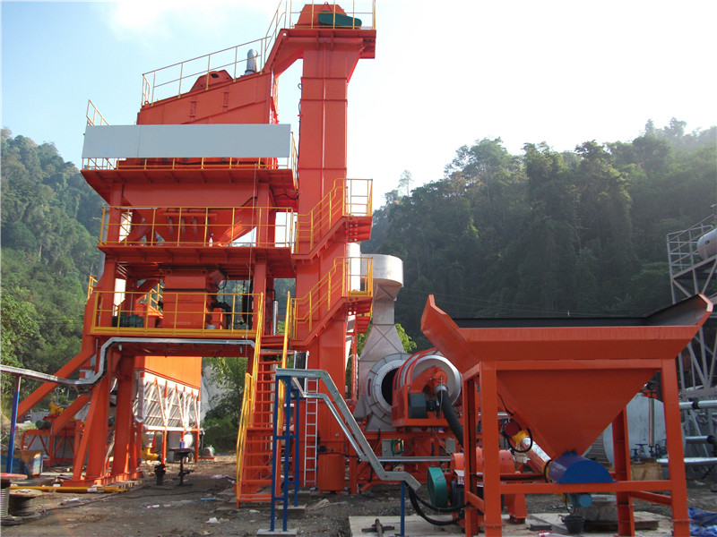 stationary asphalt mixing plant