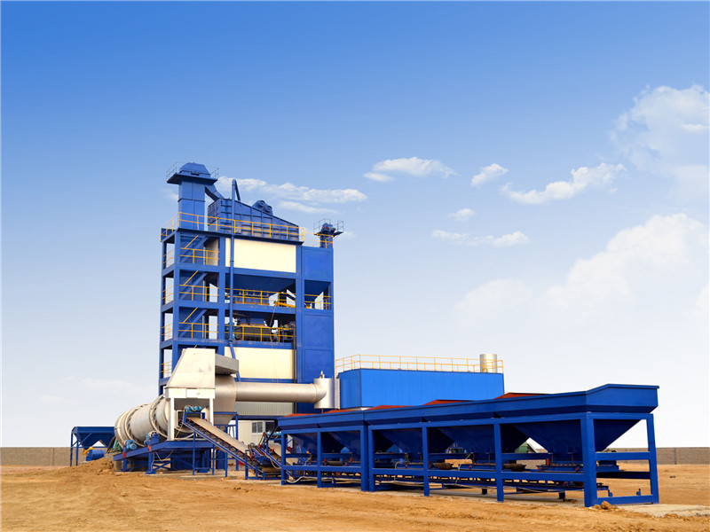 stationary asphalt mixing plant