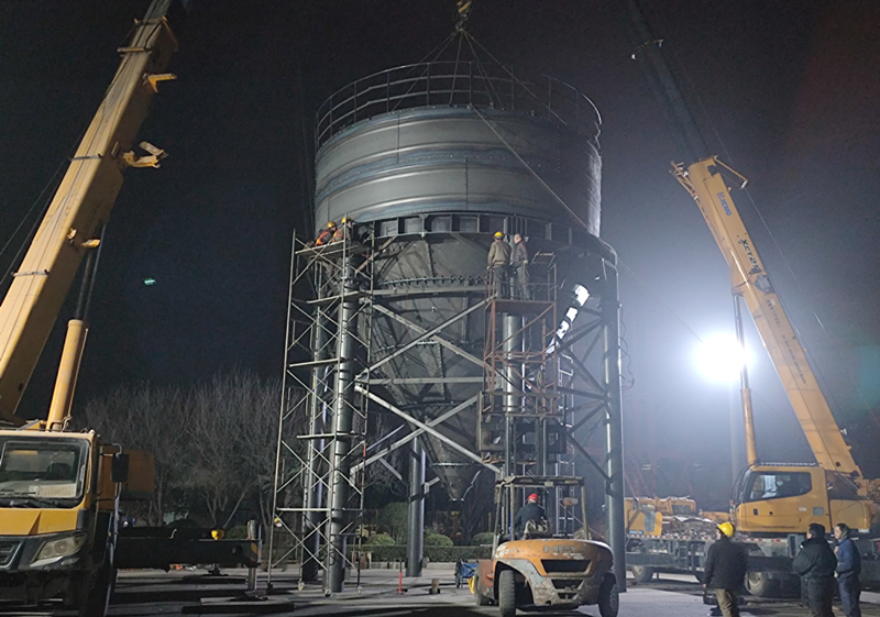 1000T cement silo to Ethiopia