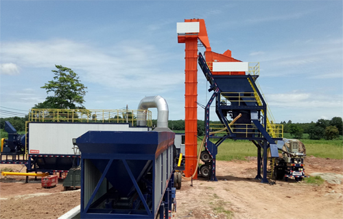 Mobile Asphalt Mixing Plant for Road Construction